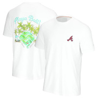 Men's Atlanta Braves Tommy Bahama Playa Ball baseball T-shirt - White