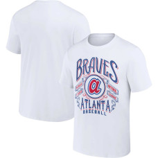 Men's Atlanta Braves Darius Rucker Collection Distressed Rock baseball T-shirt - White