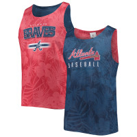 Men's Atlanta Braves FOCO Floral Reversible Mesh Tank Top - Navy Men's Atlanta Braves FOCO Floral Reversible Mesh Tank Top - Navy