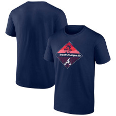 Men's Atlanta Braves Baseball 2023 Spring Training Diamond baseball T-shirt - Navy Men's Atlanta Braves Baseball 2023 Spring Training Diamond baseball T-shirt - Navy