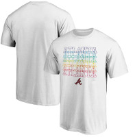 Men's Atlanta Braves Baseball City Pride baseball T-shirt - White