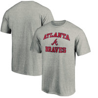 Men's Atlanta Braves Baseball Heart & Soul baseball T-shirt - Heather Gray Men's Atlanta Braves Baseball Heart & Soul baseball T-shirt - Heather Gray