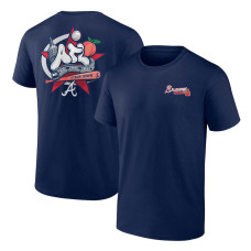 Men's Atlanta Braves Baseball Hometown Collection Nice Kicks baseball T-shirt - Navy Men's Atlanta Braves Baseball Hometown Collection Nice Kicks baseball T-shirt - Navy