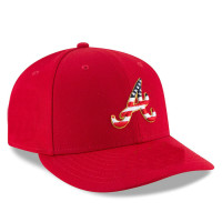 Men's Atlanta Braves New Era 2018 Stars & Stripes 4th of July On-Field Low Profile 59FIFTY Fitted Hat - Red