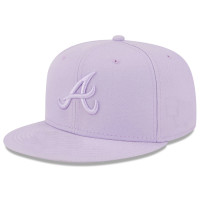 Men's Atlanta Braves New Era 2023 Spring Color Basic 59FIFTY Fitted Hat - Lavender