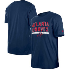 Men's Atlanta Braves New Era Batting Practice baseball T-shirt - Navy