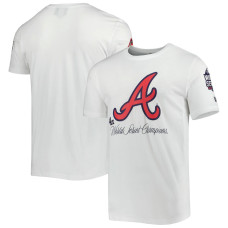 Men's Atlanta Braves New Era Historical Championship baseball T-shirt - White