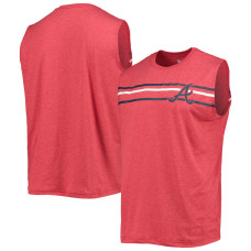 Men's Atlanta Braves New Era Muscle Tank Top - Red