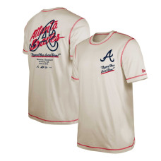 Men's Atlanta Braves New Era Team Split baseball T-shirt - White
