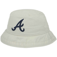 Women's Atlanta Braves New Era Blossom Bucket Hat - Cream