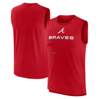 Men's Atlanta Braves Exceed Performance Tank Top - Red