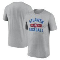 Men's Atlanta Braves Legend baseball T-shirt - Heather Gray
