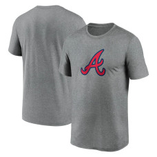 Men's Atlanta Braves New Legend Logo baseball T-shirt - Heather Charcoal