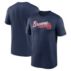 Men's Atlanta Braves New Legend Wordmark baseball T-shirt - Navy