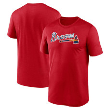 Men's Atlanta Braves New Legend Wordmark baseball T-shirt - Red