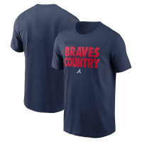 Men's Atlanta Braves Rally Rule baseball T-shirt - Navy
