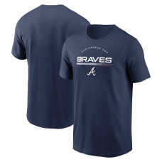 Men's Atlanta Braves Team Engineered Performance baseball T-shirt - Navy Men's Atlanta Braves Team Engineered Performance baseball T-shirt - Navy