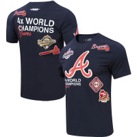 Men's Atlanta Braves Pro Standard Championship baseball T-shirt - Navy