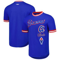Men's Atlanta Braves Pro Standard Cooperstown Collection Retro Classic baseball T-shirt - Royal
