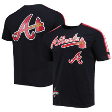 Men's Atlanta Braves Pro Standard Taping baseball T-shirt - Navy/Red Men's Atlanta Braves Pro Standard Taping baseball T-shirt - Navy/Red