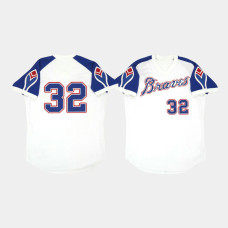 Collin McHugh Atlanta Braves White Men's Home Cooperstown Collection 1974 Throwback Jersey Collin McHugh Atlanta Braves White Men's Home Cooperstown Collection 1974 Throwback Jersey
