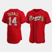 Atlanta Braves Adam Duvall Men's Red Jersey - Diamond Edition