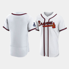 Official Men's Atlanta Braves Authentic White 2021 World Series Champions Jersey