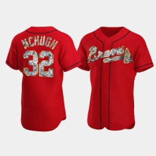 Atlanta Braves Collin McHugh Men's Red Jersey - Diamond Edition Atlanta Braves Collin McHugh Men's Red Jersey - Diamond Edition