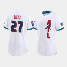 Men's Atlanta Braves Austin Riley White 2021 All-Star Game Authentic Jersey