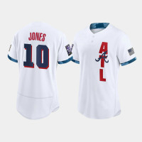 Men's Atlanta Braves Chipper Jones White 2021 All-Star Game Authentic Jersey Men's Atlanta Braves Chipper Jones White 2021 All-Star Game Authentic Jersey