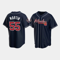 Men's Atlanta Braves Chris Martin Navy 2021 All-Star Replica Game Patch Jersey Men's Atlanta Braves Chris Martin Navy 2021 All-Star Replica Game Patch Jersey