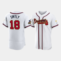 Atlanta Braves Drew Smyly Men's White Authentic 2022 Gold Program Jersey Atlanta Braves Drew Smyly Men's White Authentic 2022 Gold Program Jersey