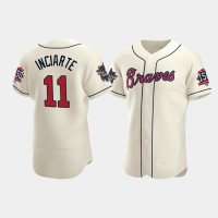 Men's Atlanta Braves Ender Inciarte Cream 2021 All-Star Authentic Alternate Game Patch Jersey Men's Atlanta Braves Ender Inciarte Cream 2021 All-Star Authentic Alternate Game Patch Jersey