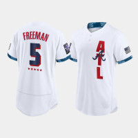 Men's Atlanta Braves Freddie Freeman White 2021 All-Star Game Authentic Jersey Men's Atlanta Braves Freddie Freeman White 2021 All-Star Game Authentic Jersey