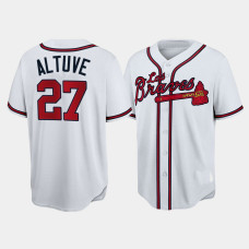 Atlanta Braves Jose Altuve White Hispanic Heritage Authentic Jersey Atlanta Braves Jose Altuve White Hispanic Heritage Authentic Jersey