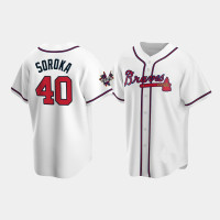 Men's Atlanta Braves #40 Mike Soroka White 2021 All-Star Game Replica Jersey Men's Atlanta Braves #40 Mike Soroka White 2021 All-Star Game Replica Jersey