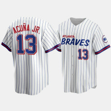 Atlanta Braves Ronald Acuna Jr. White 2021 City Connect Replica Jersey Atlanta Braves Ronald Acuna Jr. White 2021 City Connect Replica Jersey