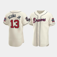 Men's Atlanta Braves Ronald Acuna Jr. Cream 2021 All-Star Authentic Alternate Game Patch Jersey Men's Atlanta Braves Ronald Acuna Jr. Cream 2021 All-Star Authentic Alternate Game Patch Jersey