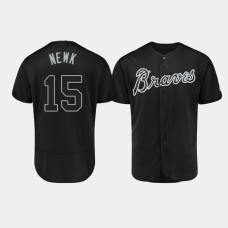 Men's Atlanta Braves Authentic #15 Sean Newcomb 2019 Players' Weekend Black Newk Jersey Men's Atlanta Braves Authentic #15 Sean Newcomb 2019 Players' Weekend Black Newk Jersey
