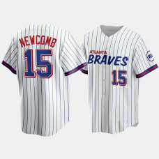 Atlanta Braves Sean Newcomb White 2021 City Connect Replica Jersey Atlanta Braves Sean Newcomb White 2021 City Connect Replica Jersey