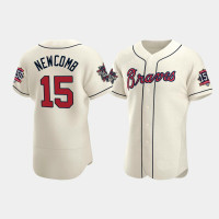Men's Atlanta Braves Sean Newcomb Cream 2021 All-Star Authentic Alternate Game Patch Jersey Men's Atlanta Braves Sean Newcomb Cream 2021 All-Star Authentic Alternate Game Patch Jersey