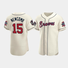 Men's Atlanta Braves Sean Newcomb Cream 2021 All-Star Authentic Alternate Game Patch Jersey Men's Atlanta Braves Sean Newcomb Cream 2021 All-Star Authentic Alternate Game Patch Jersey