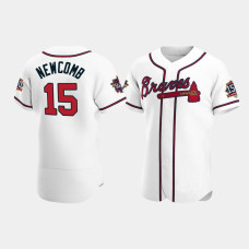 Men's Atlanta Braves Sean Newcomb White 2021 All-Star Authentic Home Game Patch Jersey Men's Atlanta Braves Sean Newcomb White 2021 All-Star Authentic Home Game Patch Jersey