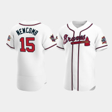Men's Atlanta Braves #15 Sean Newcomb White 2021 All-Star Game Authentic Jersey Men's Atlanta Braves #15 Sean Newcomb White 2021 All-Star Game Authentic Jersey