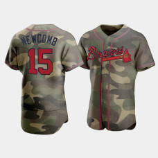 Men's Atlanta Braves Sean Newcomb Camo Armed Forces Day Authentic Jersey Men's Atlanta Braves Sean Newcomb Camo Armed Forces Day Authentic Jersey