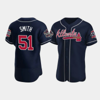 Men's Atlanta Braves Will Smith Navy 2021 All-Star Authentic Team Game Patch Jersey Men's Atlanta Braves Will Smith Navy 2021 All-Star Authentic Team Game Patch Jersey