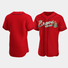 Atlanta Braves Men's Red Jersey - Diamond Edition