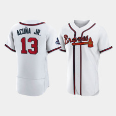 Official Men's Atlanta Braves Authentic Ronald Acuna Jr. White 2021 World Series Champions Jersey Official Men's Atlanta Braves Authentic Ronald Acuna Jr. White 2021 World Series Champions Jersey