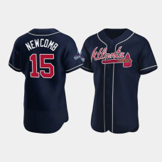 Official Men's Atlanta Braves Authentic Sean Newcomb Navy 2021 World Series Champions Jersey Official Men's Atlanta Braves Authentic Sean Newcomb Navy 2021 World Series Champions Jersey