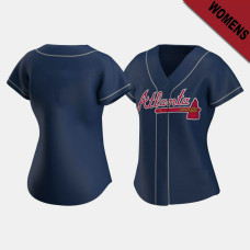 Women's Atlanta Braves Navy Replica 2020 Alternate Jersey